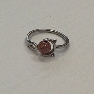 Ring Open Adjustable Rings Crystal Cute Cat Rings For Her stemmed S925